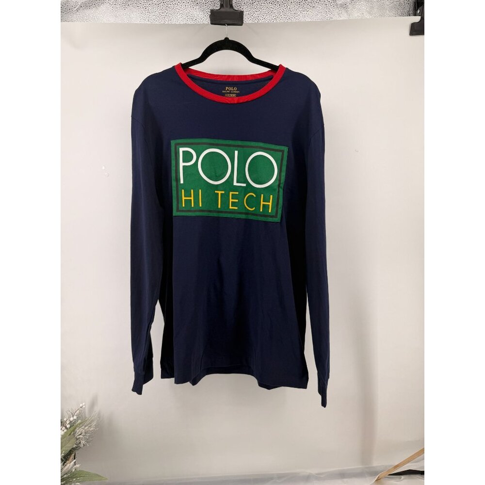 Ralph Lauren Polo Hi Tech Long Sleeve Shirt Spell Out  Large p wing RRL